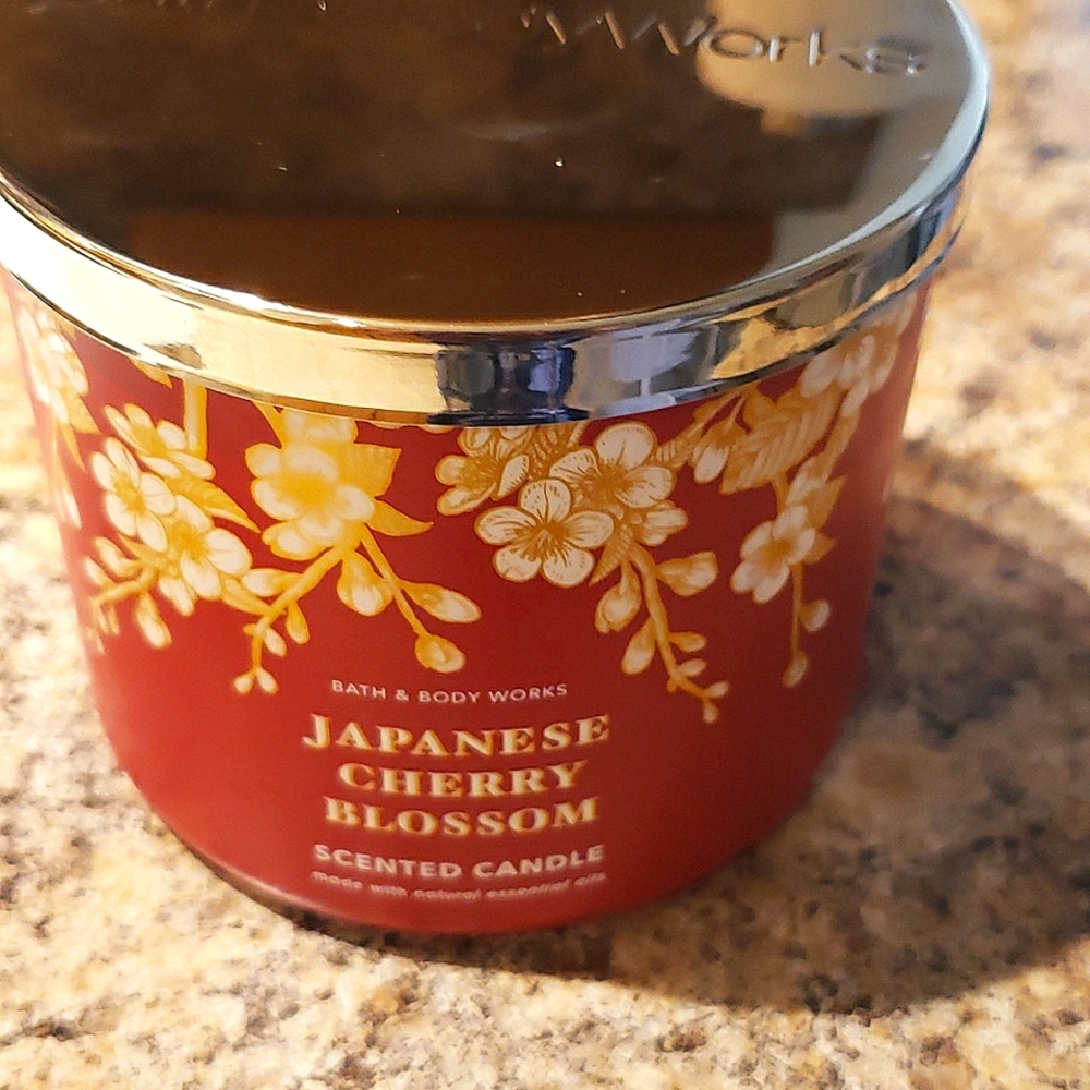 Japanese Cherry Blossom Candle